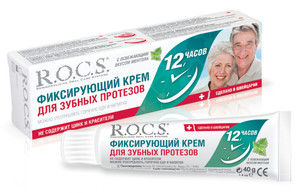 Crema ROCS per protesi - fissaggio affidabile