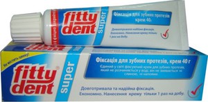 Fittident cream - crema fissante foto per protesi