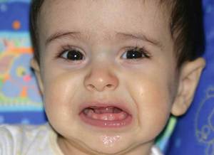I primi denti sono tagliati